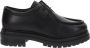 Nerogiardini Leren Veterschoenen voor Dames Zwart Dames - Thumbnail 2