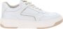Nerogiardini Leren Vetersneakers voor Dames White Dames - Thumbnail 9