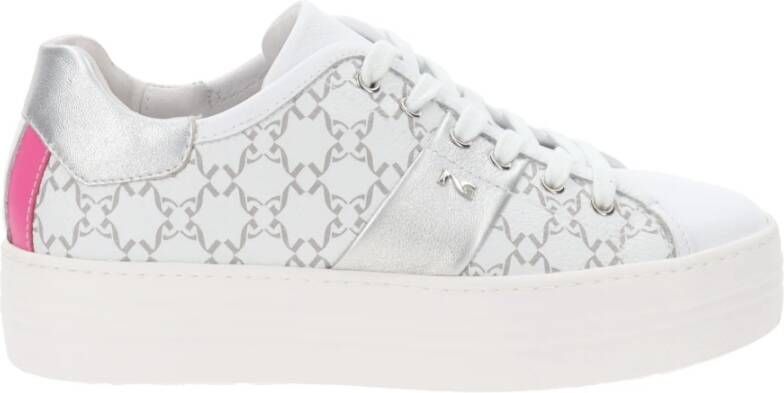 Nerogiardini Leren Vetersneakers White Dames
