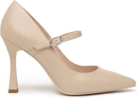 Nerogiardini Linnen band pumps Beige Dames