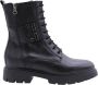 Nerogiardini Zwarte Biker Boots met Stijlvolle Vetersluiting Black Dames - Thumbnail 26