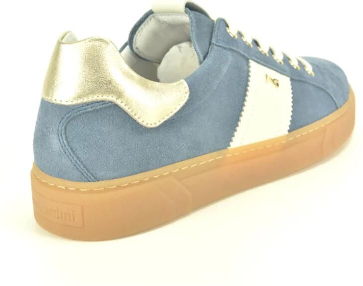 Nerogiardini Blauw suède Sneaker N. gumZ - Foto 2