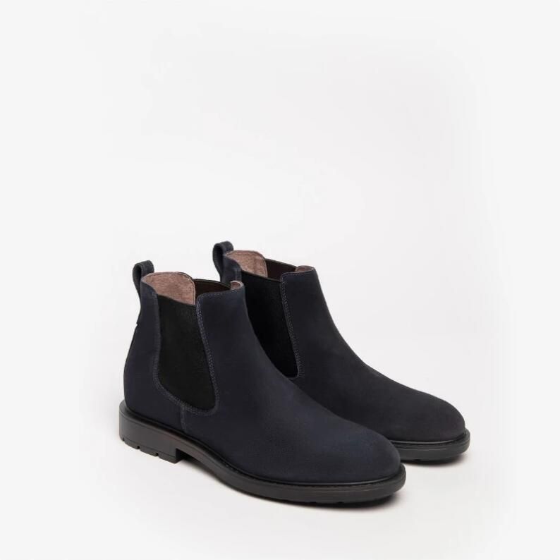 Nerogiardini Blauwe Suède Enkelboot