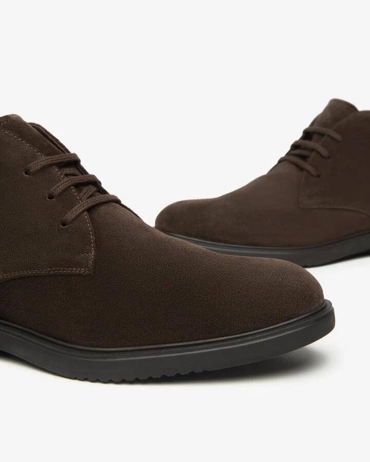 Nerogiardini Bruine suède enkellaarzen