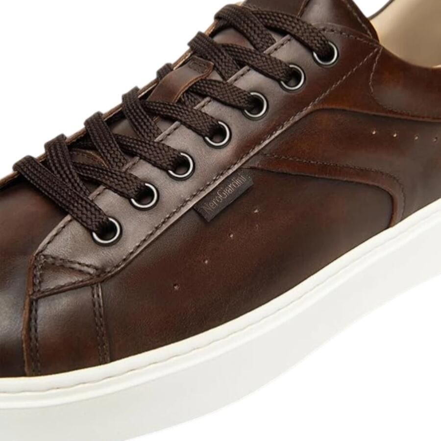 NeroGiardini Lage Sneakers NERO GIARDINI 412 DELAVATO BEIGE - Foto 2