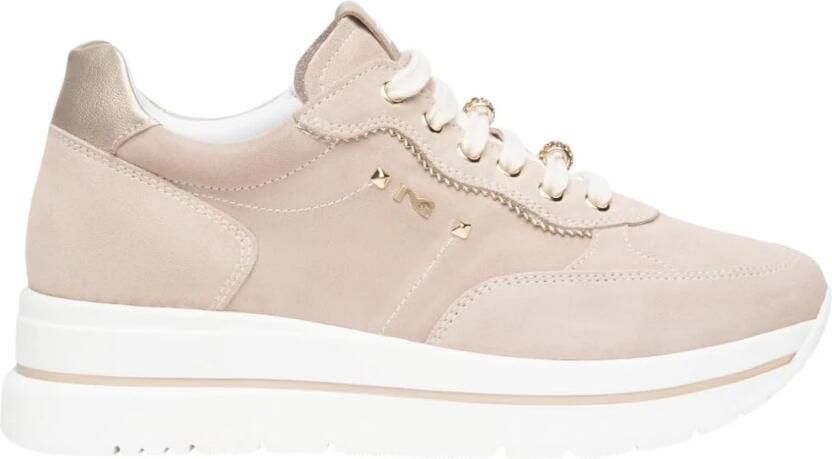 NeroGiardini Velour Col.Femmeetoile Col.Saturnt.Brill Col.Plati Sneakers Fashion Wear Vrouwen