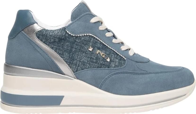 NeroGiardini Lage Sneakers E615230D Velour Lurex