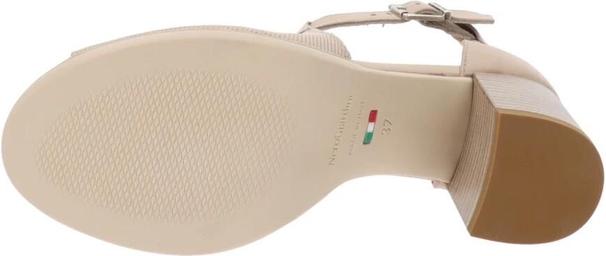 Nerogiardini Beige Leren Blokhak Schoenen - Foto 3