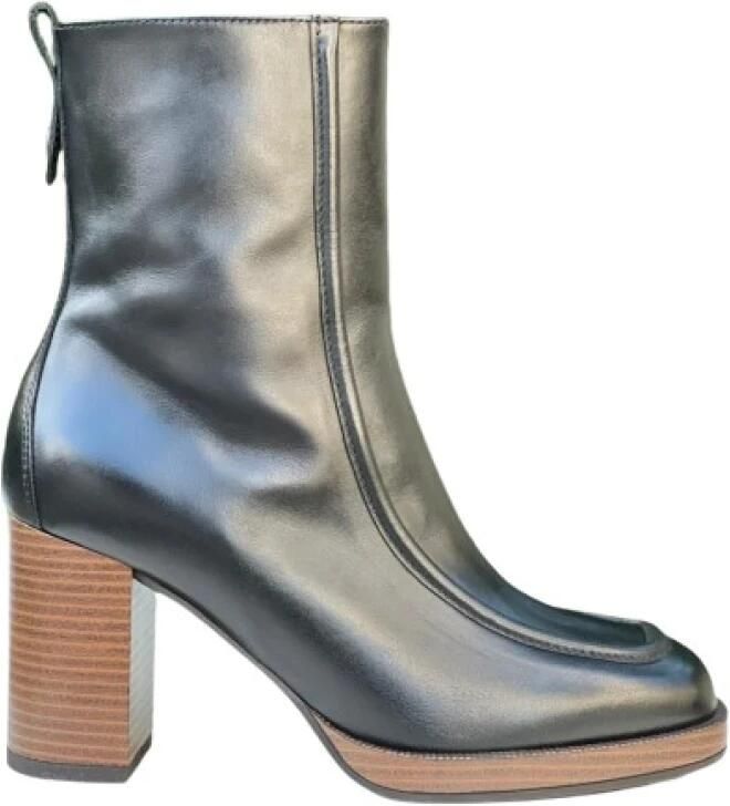 Nerogiardini Leren Enkellaarzen met Ritssluiting voor Dames Black Dames - Foto 10