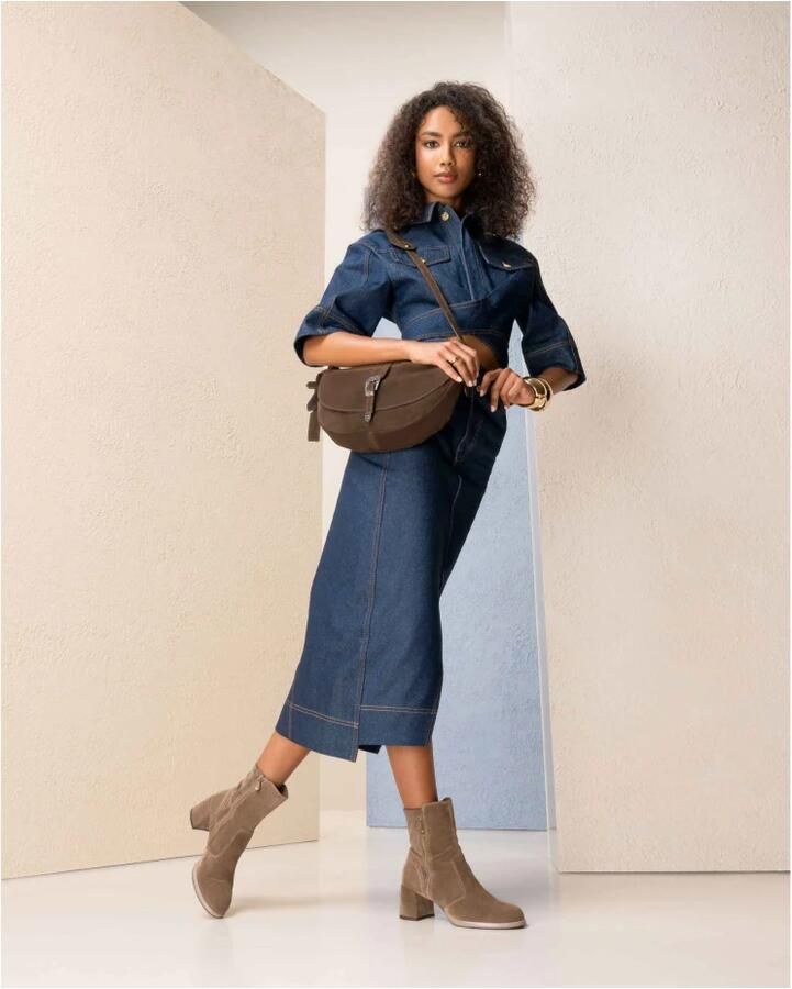 NeroGiardini Velours Spago T.Alcantara Spago 7 Tpu Roman Plato Laarzen Fashion Wear Vrouwen - Foto 2