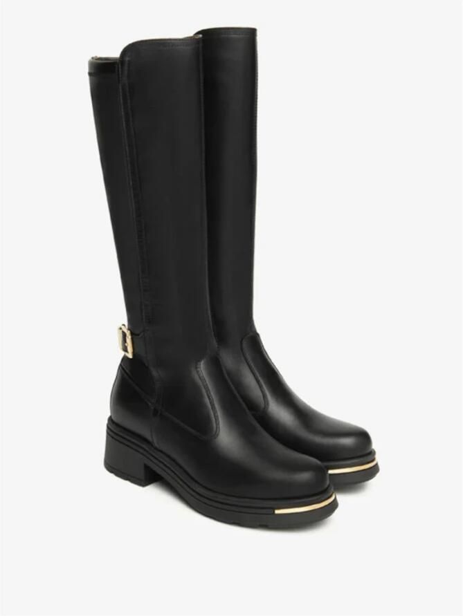 NeroGiardini Zwarte Handschoenen Laarzen T.Nappa Gio 16 Tr Colonia 8434 Light Fashion Wear Vrouwen - Foto 3