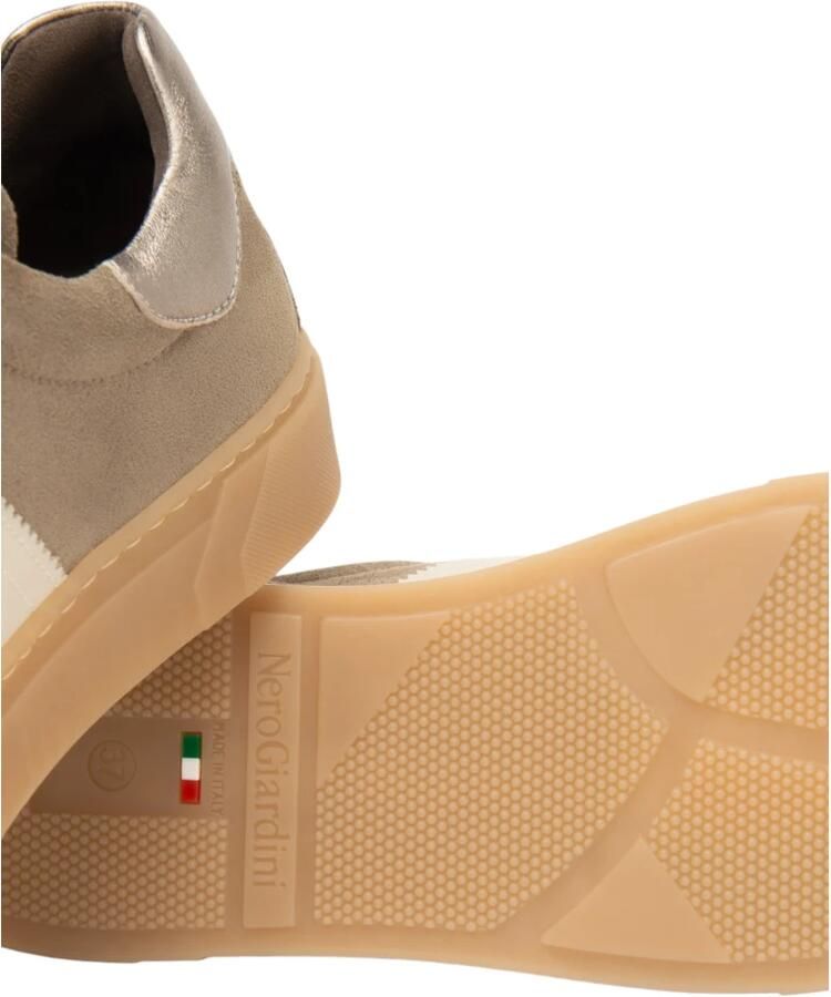 NeroGiardini Sneakers Arold Fluweel Melk 1039 Etoile Leo Tr Malaga 1074 Streetwear Vrouwen - Foto 3