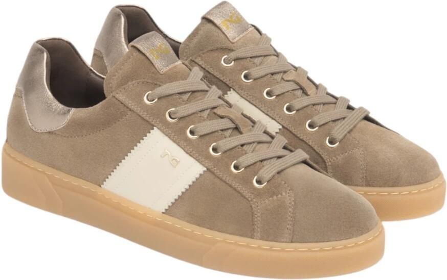 NeroGiardini Sneakers Arold Fluweel Melk 1039 Etoile Leo Tr Malaga 1074 Streetwear Vrouwen - Foto 2