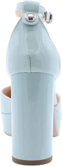 Nerogiardini Leren hoge hakken met gespsluiting Green Dames - Foto 3