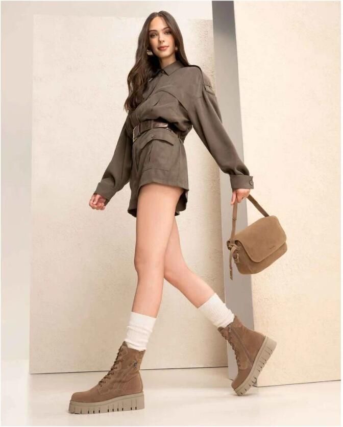 NeroGiardini Velour Tr Sulmona Modderlaarzen Streetwear Vrouwen - Foto 2