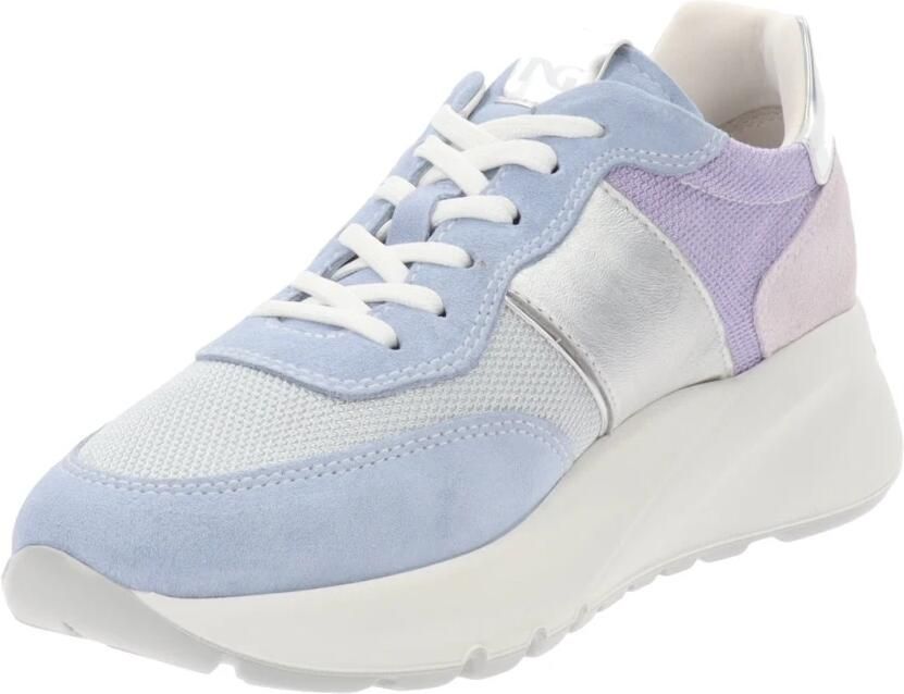 Nerogiardini Sneakers van suède en technisch materiaal - Foto 2