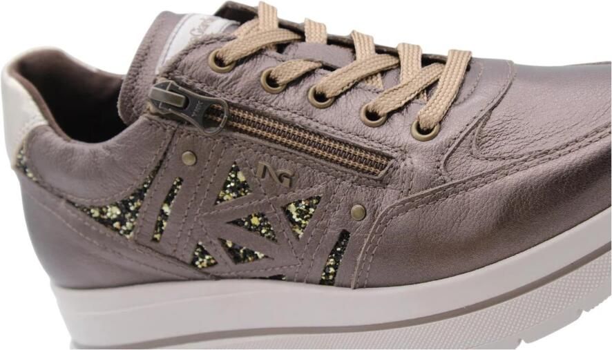 NeroGiardini Sneaker Bagoya Zwarte Handschoen T.Glitter Gr.Gl01 Ne Velour Bor Fashion Wear Vrouwen - Foto 19