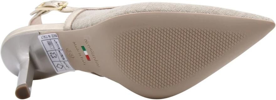 NeroGiardini Schoenen Met Hak T.Lino Lurex 06 Beig Etoile Miele Tpu Sia Naturale Fashion Wear Vrouwen - Foto 3