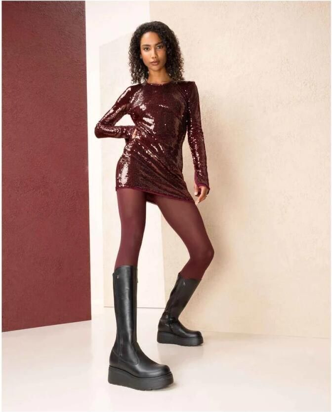 NeroGiardini Laarzen Zwarte Handschoen T.Nappa Gio 16 Eva Gorga 12 + Fashion Wear Vrouwen - Foto 3