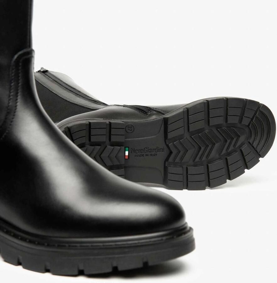 NeroGiardini Laarzen Zwart Met Elastische Handschoen Tr Ofena 7902 Fashion Wear - Foto 8