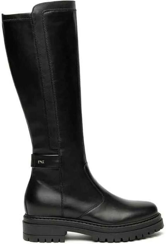 NeroGiardini Laarzen Zwarte Handschoen T.Nappa Gio Zwart 16 Tr Folgaria 9120 Streetwear Vrouwen - Foto 2