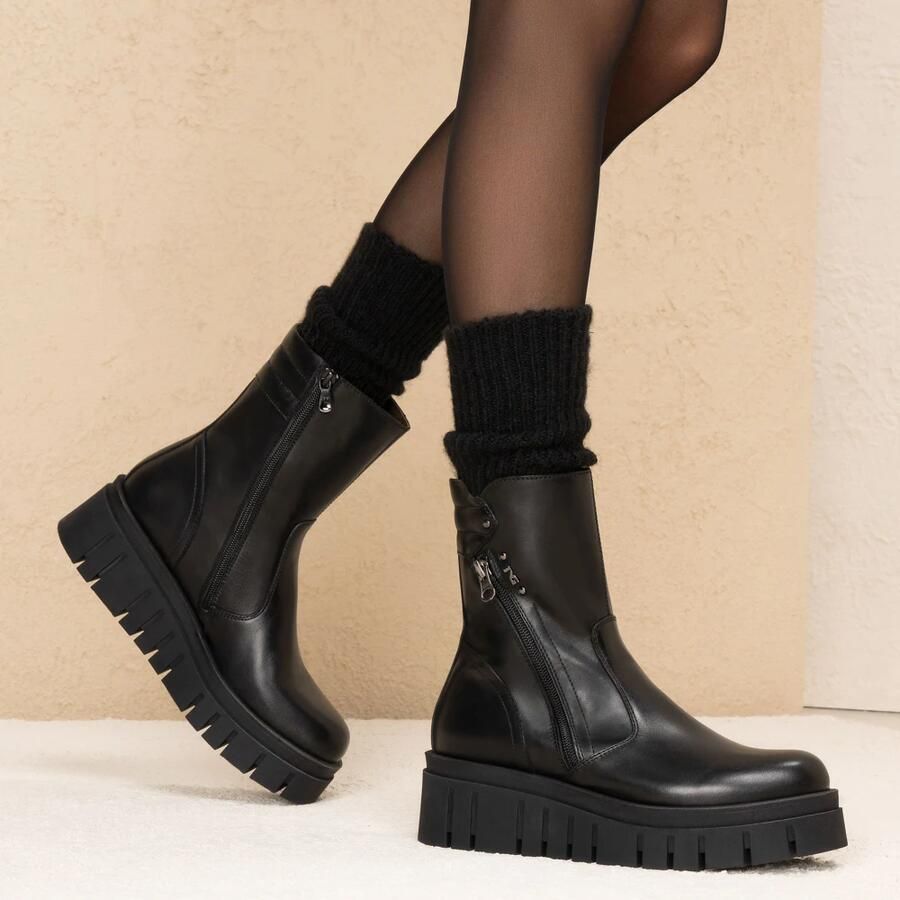 NeroGiardini Laarzen Zwarte Handschoen Tr Sulmona Fashion Wear Vrouwen - Foto 2