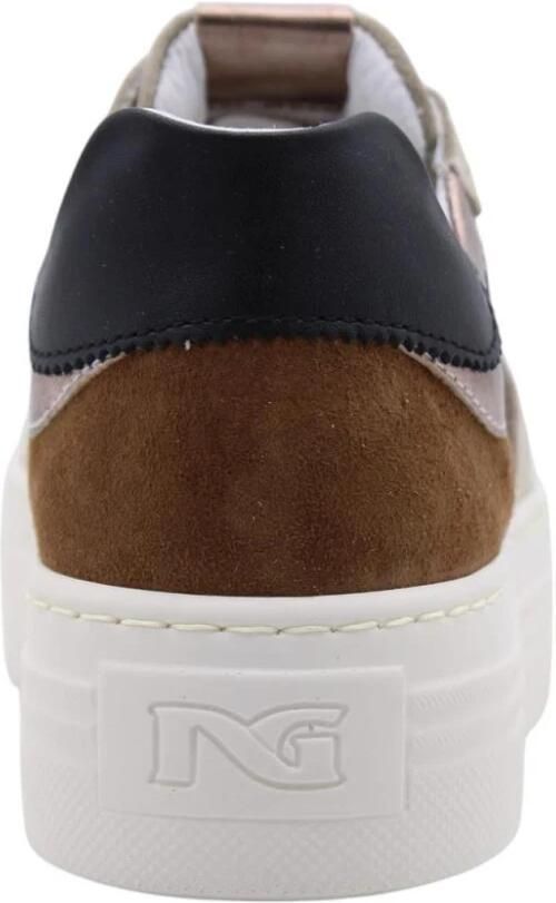 NeroGiardini Sneakers Velor Velvet Milk 1039 T.Pluvia Dis.1348 Be Lunar Streetwear Vrouwen - Foto 2