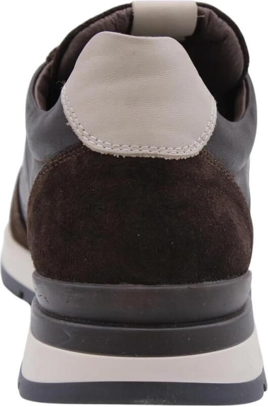 NeroGiardini Sneakers Arold Savana Bruin Sauvage Ivoor Tr Orvieto 9600 Streetwear Volwassen - Foto 3