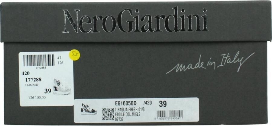 NeroGiardini T.Paglia Fresh 01 S Etoile Miele Armenia Cognac El Sandalen Fashion Wear Vrouwen - Foto 3