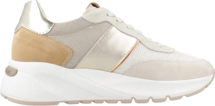 Nero Giardini 512863 Sneakers Leren Sneaker Dames Beige - Foto 3