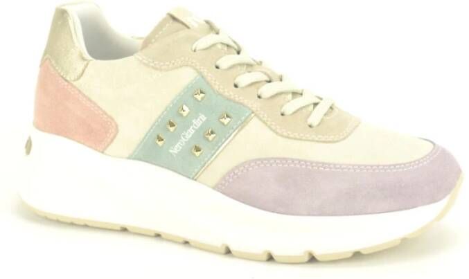 Nerogiardini Paarse Runner met Studs Multicolor Dames