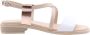 Nerogiardini Lage hak sandalen voor vrouwen White Dames - Thumbnail 1