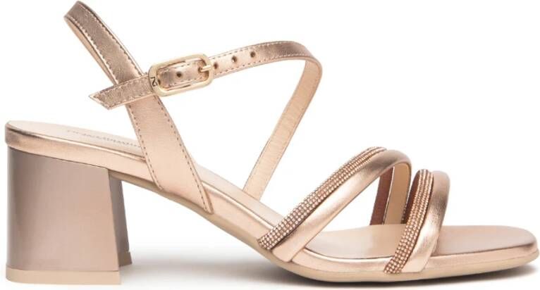 Nerogiardini Poeder Sandalen met Gabbia Detail