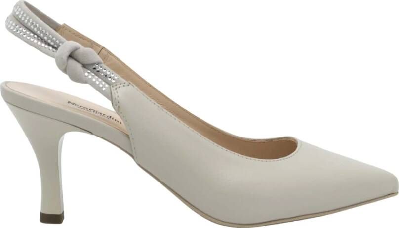 NeroGiardini Nappa Pompen Pandora Zand Beige Streetwear Vrouwen - Foto 2