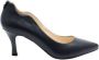Nerogiardini Elegante Leren Hoge Hakken Blue Dames - Thumbnail 1