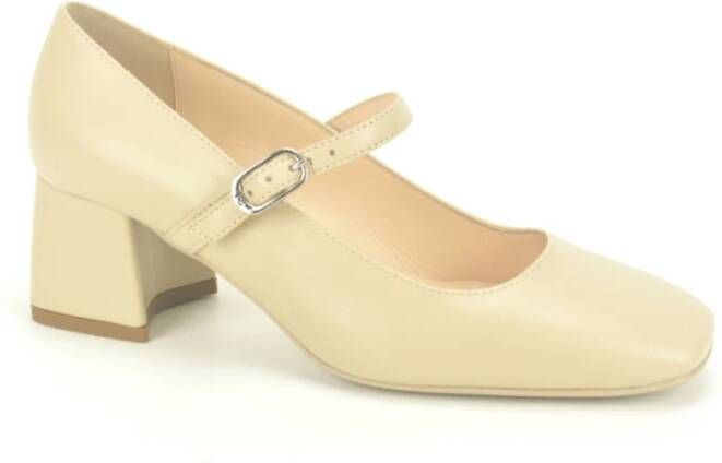 Nerogiardini Pump + Riem 4cm Beige Dames