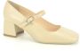 Nerogiardini Pump + Riem 4cm Beige Dames - Thumbnail 1