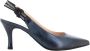 Nerogiardini Blauwe Gelamineerde Slingback Sandalen - Thumbnail 1