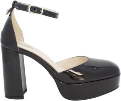 Nerogiardini Pumps van hoogwaardige huidstof Black Dames