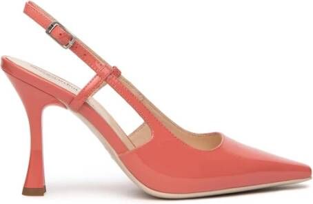 Nerogiardini Rode lak slingback schoenen