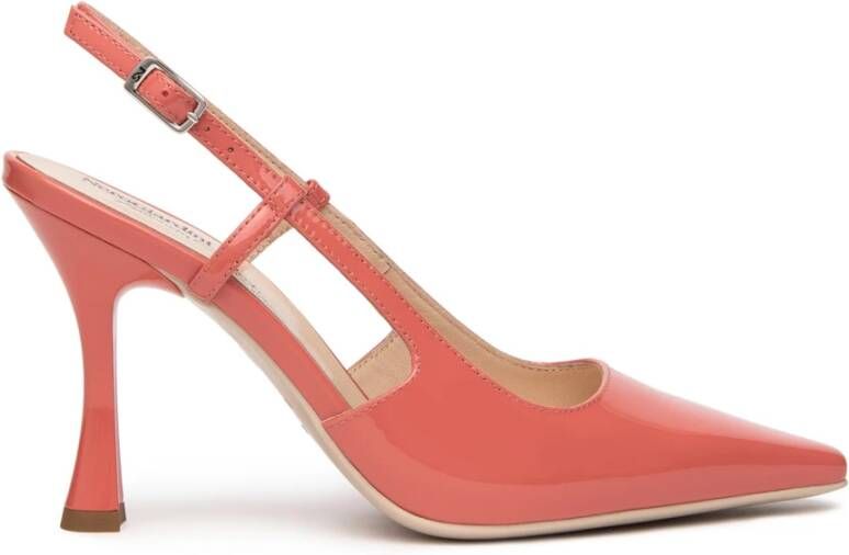 Nerogiardini Rode Sandalen met Gesloten Neus