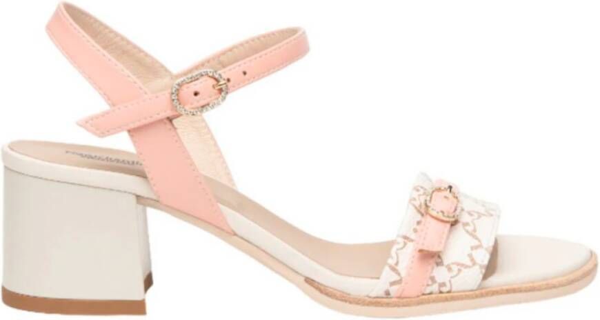 Nerogiardini Roze Sandalen met Blokhak