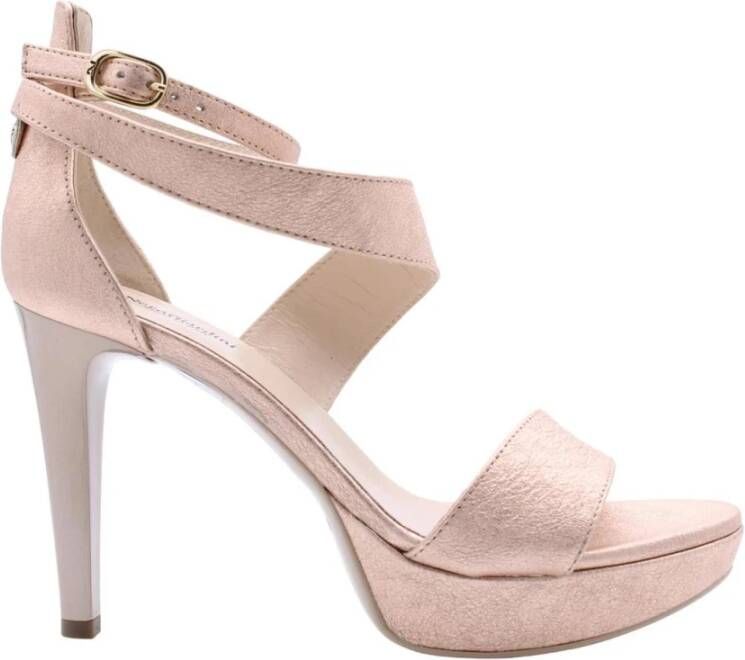 Nerogiardini Stijlvolle hoge hak sandalen Beige Dames - Foto 5