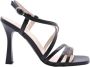 Nerogiardini Elegante Gesp Hoge Hak Sandalen Black Dames - Thumbnail 1