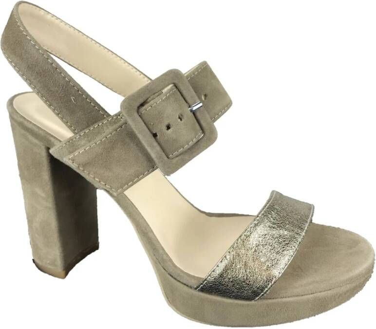 Nerogiardini Sandalen met hoge hakken Grijs Dames