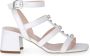 Nerogiardini Casual Wit Leren Dames Sandalen White Dames - Thumbnail 10