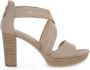 Nerogiardini Hoge hak sandalen voor vrouwen Beige Dames - Thumbnail 1