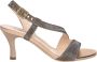 Nerogiardini Dames Casual Gouden Leren Sandalen Yellow Dames - Thumbnail 1