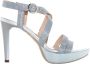 Nerogiardini Sandalen met hoge hakken Grijs Dames - Thumbnail 1