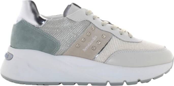 Nerogiardini Stijlvolle vetersneakers White Dames